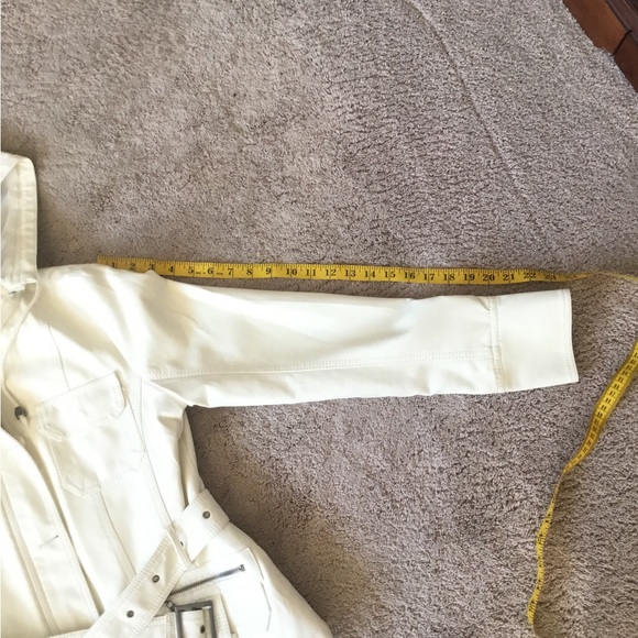 Cat Walk Studio Los Angeles Hooded faux Leather Front Zip Jacket NWOT - Picture 5 of 11